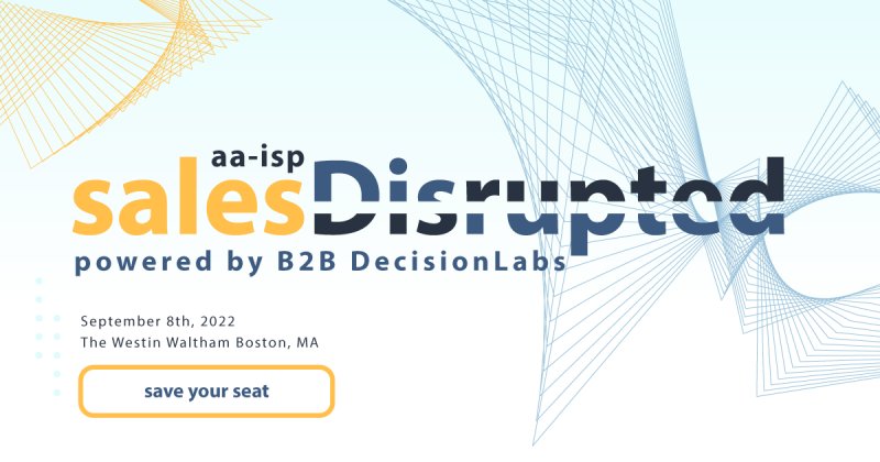 Meet our scientists at salesDisrupted! Banner
